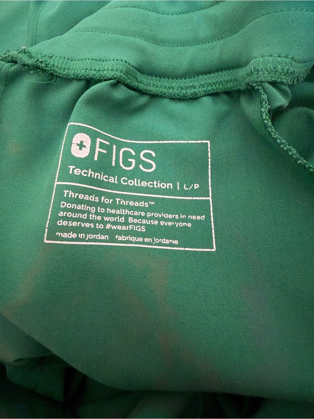 Figs scrub set indocyanine Green zamora LP and Hope Polo XL - Picture 3 of 3